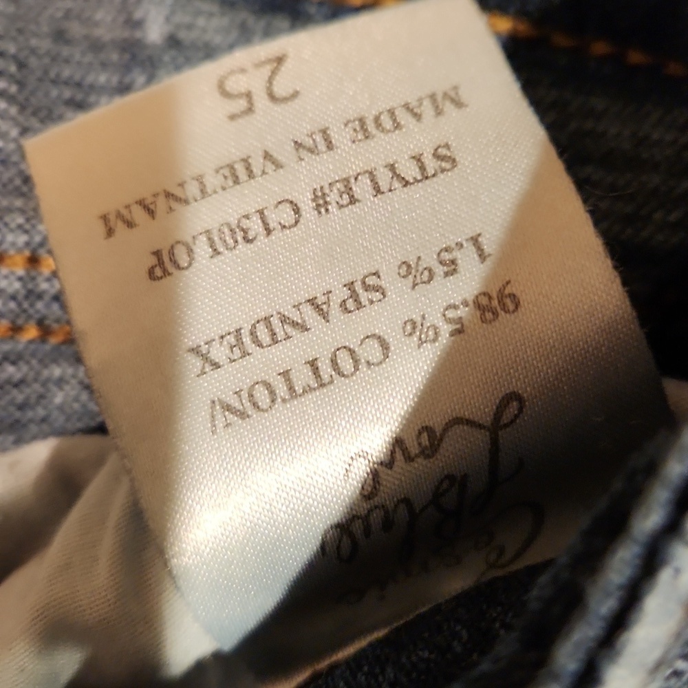 ❤ COSMIC BLUE LOVE SKINNY JEANS, 0 (25) - Picture 5 of 9